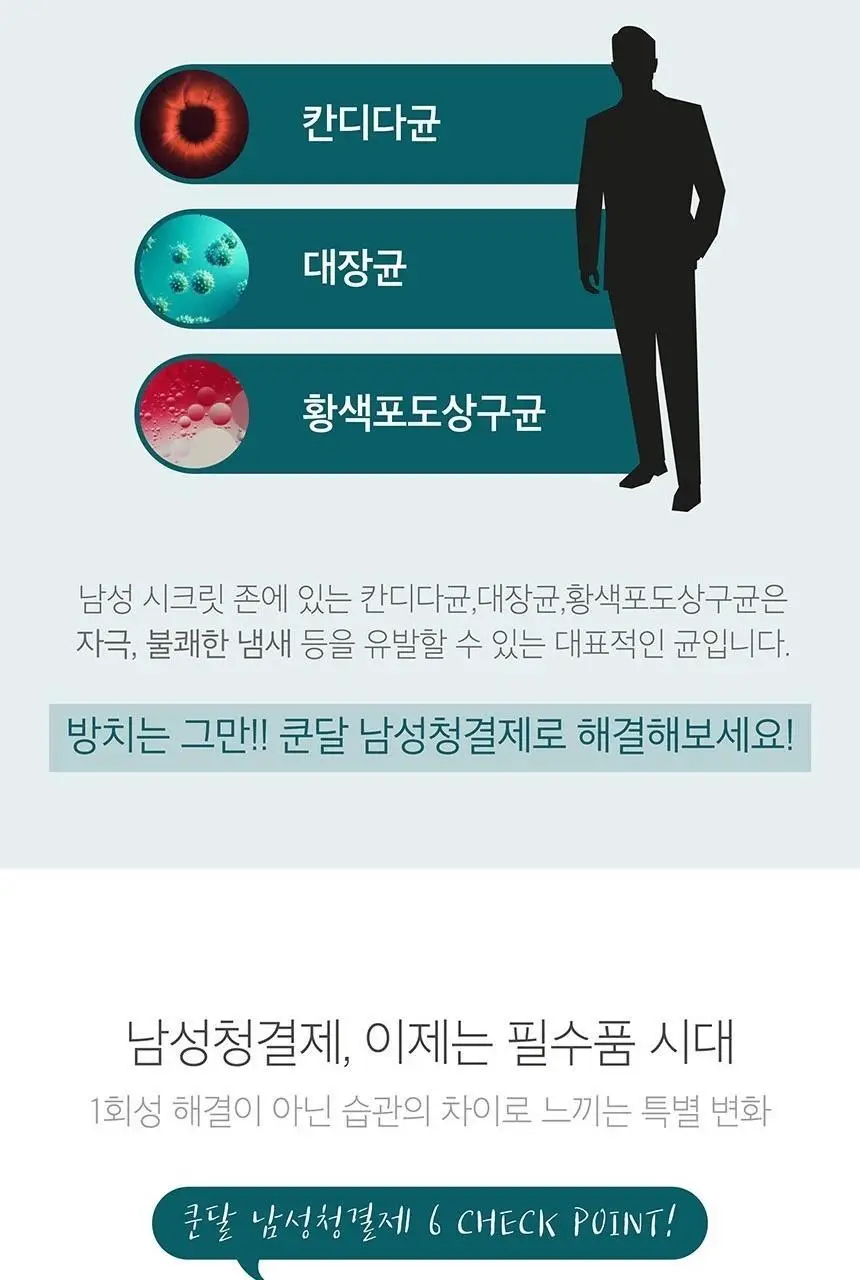 [화해 2년연속 1위] 쿤달 퓨어 앤 세이프 쿨링 남성청결제 300ml 상세페이지 5